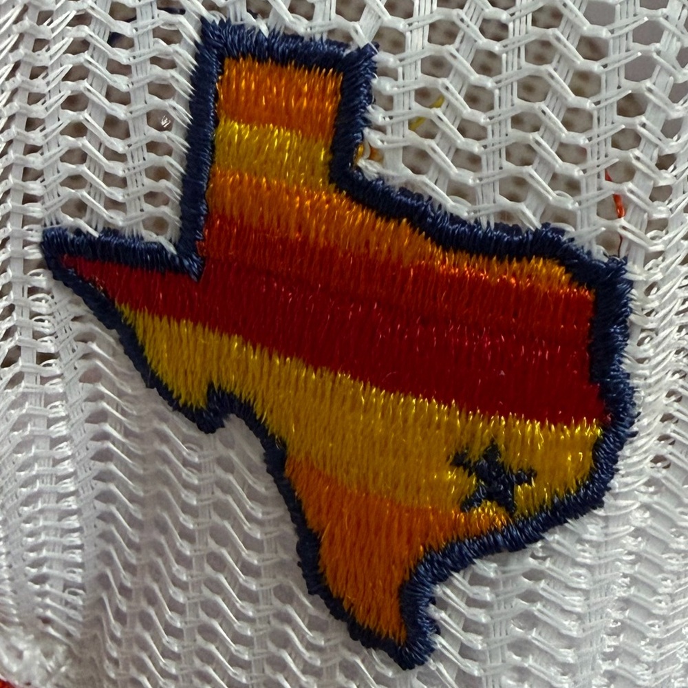 Richardson 112 Trucker Hat S&B Texas Patch Bryan Mound Orange White Snapback Cap - Picture 6 of 13